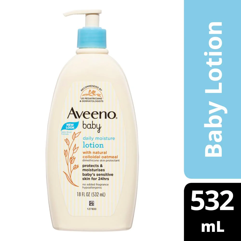 Aveeno Baby Daily Moisturiser Lotion 532ml - Image 3