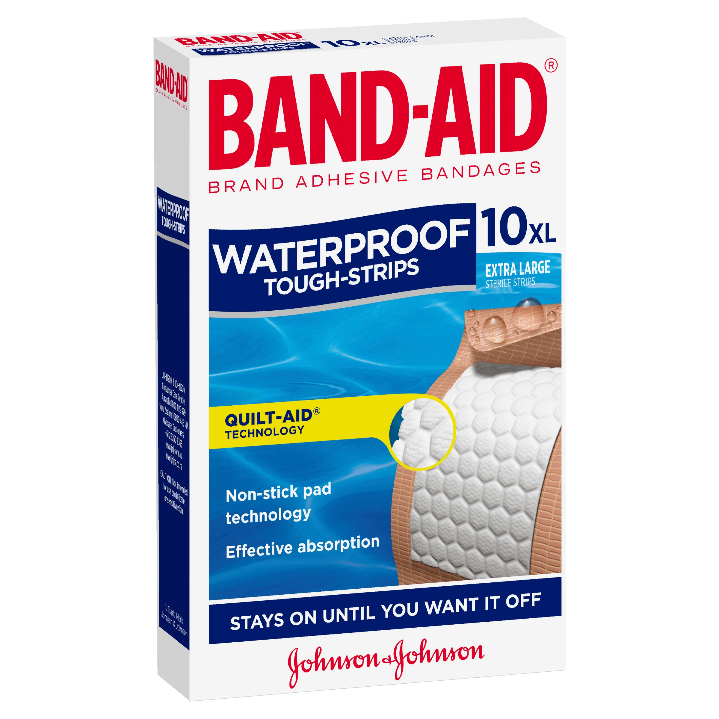 Band-Aid Tough Strips Waterproof Extra Large 10pk - Image 2