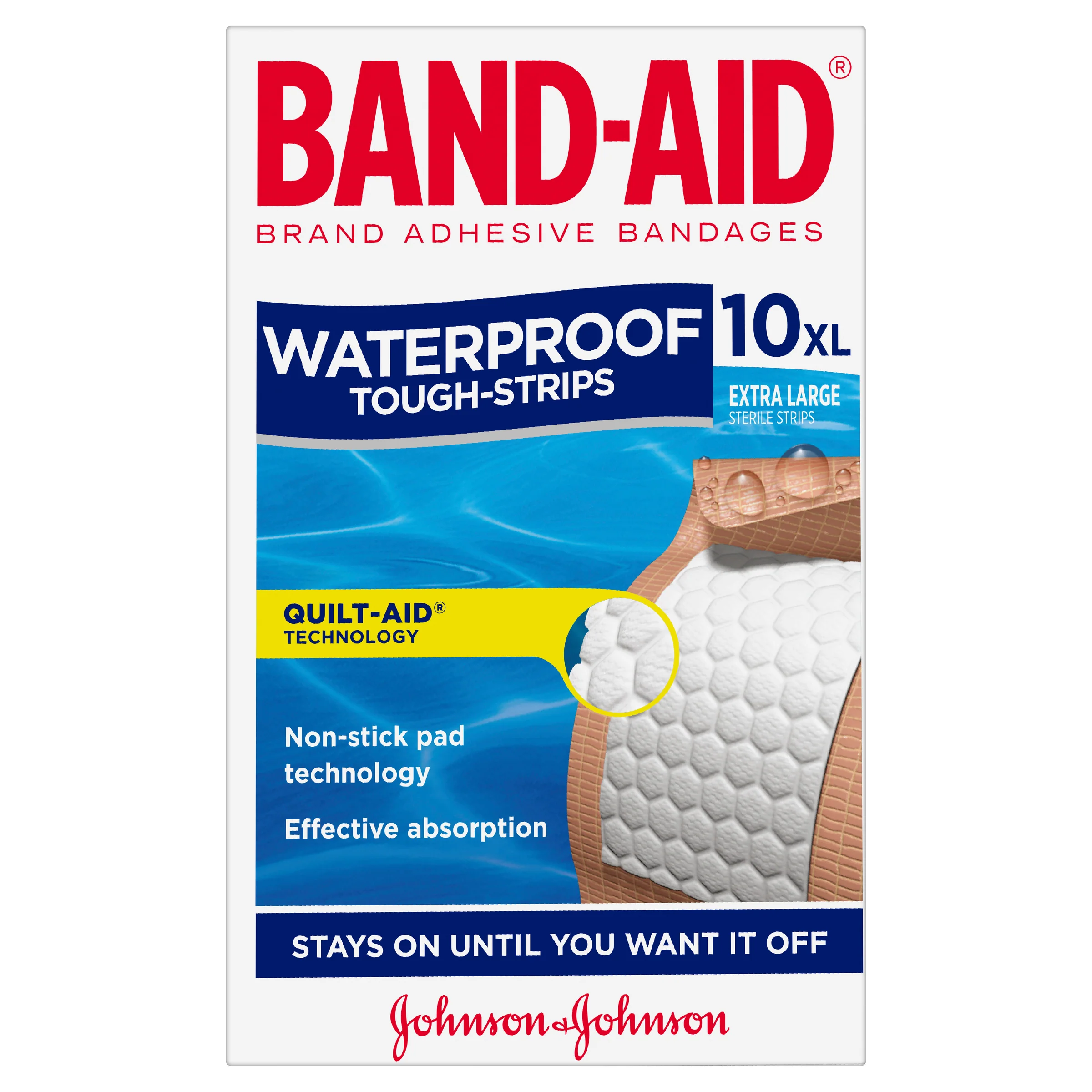 Band-Aid Tough Strips Waterproof Extra Large 10pk - Image 9