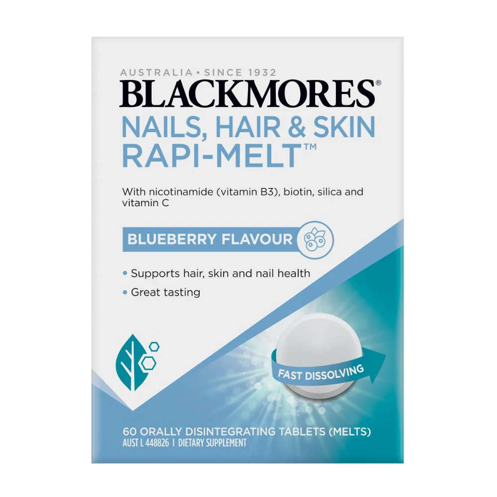 Blackmores Nails Hair & Skin Rapi-Melt 60s - Image 2