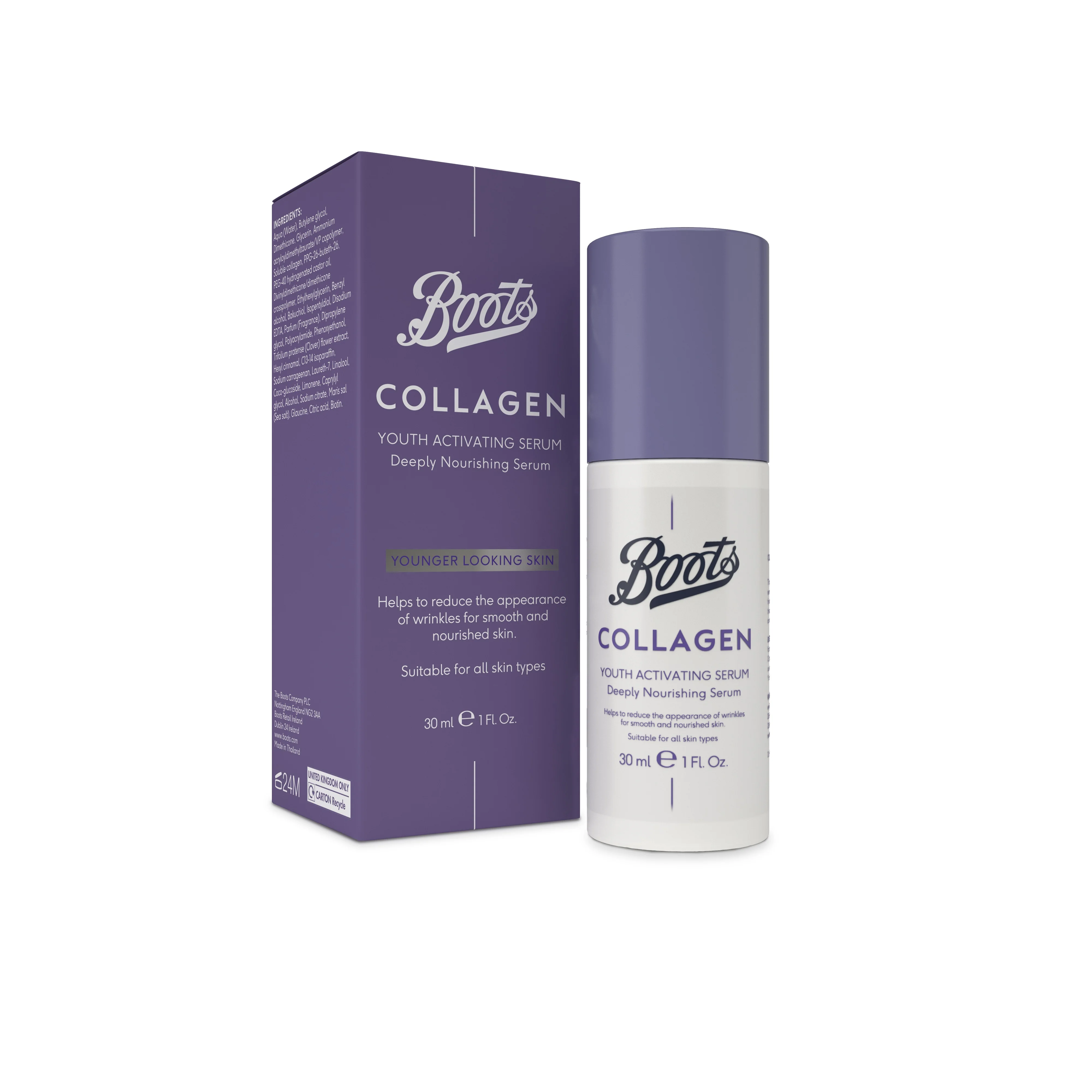 Boots Collagen Youth Activating Serum 30ml - Image 2