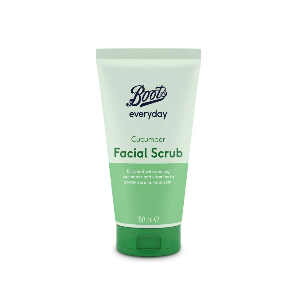 Boots Everyday Cucumber Facial Scrub 150ml - Image 2