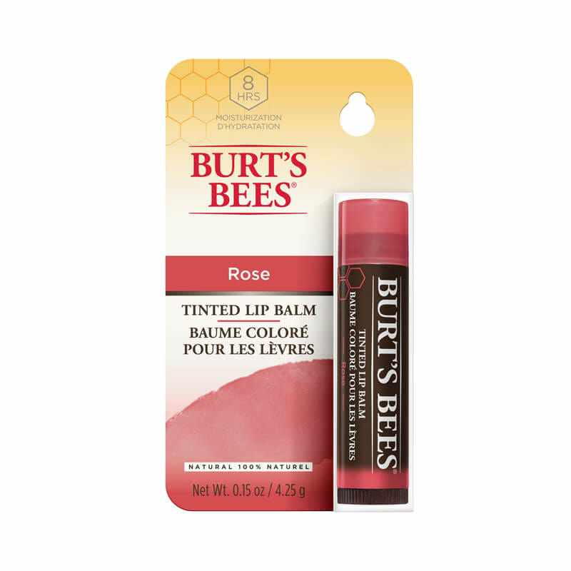 Burt's Bees Tinted Lip Balm Rose 4.25g - Image 2