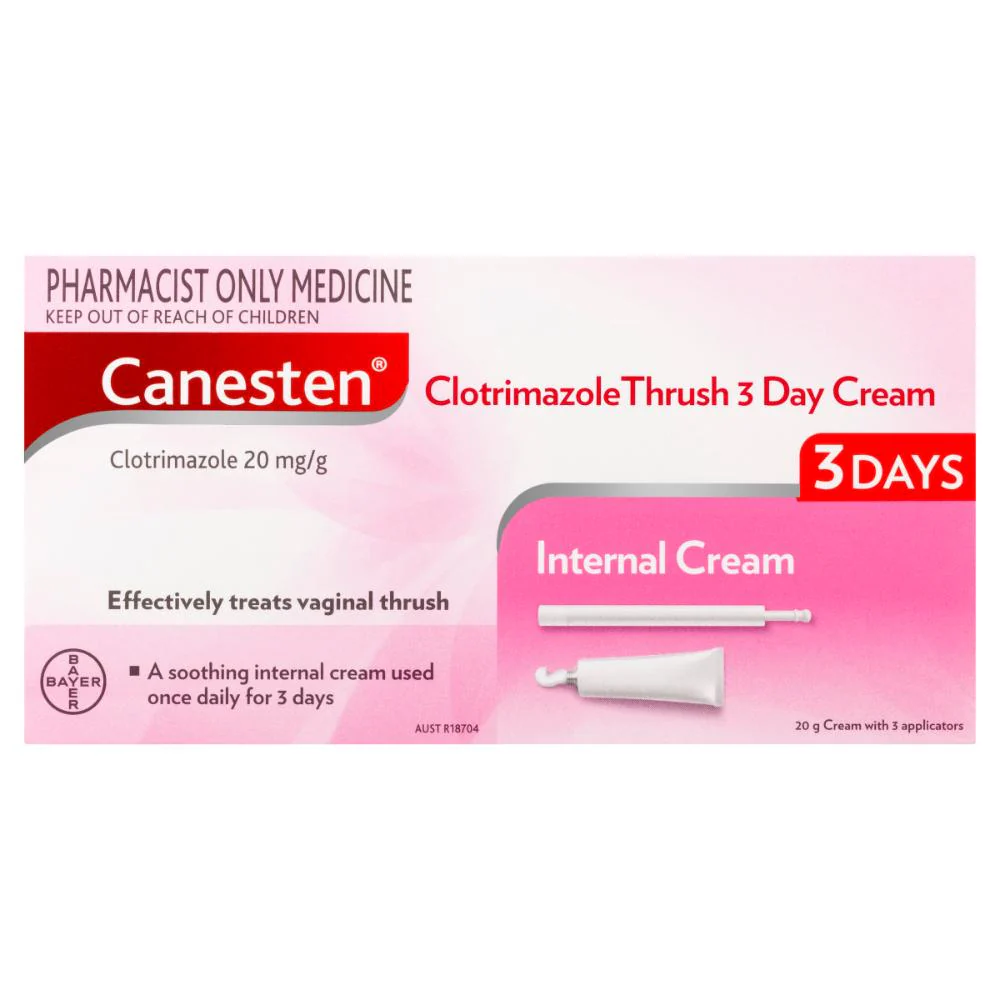 Canesten 3D Vaginal Cream 2% 20g (Pharmacist Only Medicine) - Image 2