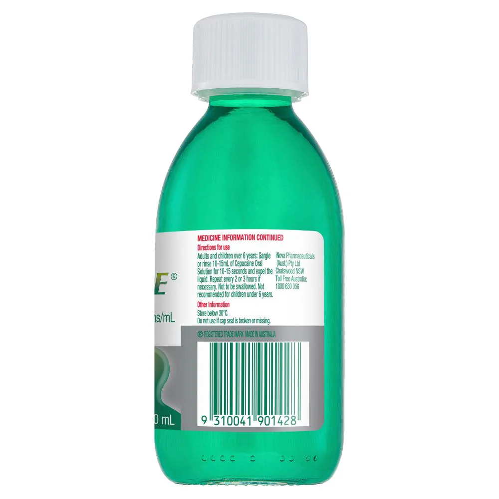 Cepacaine Solution 200ml - Image 2