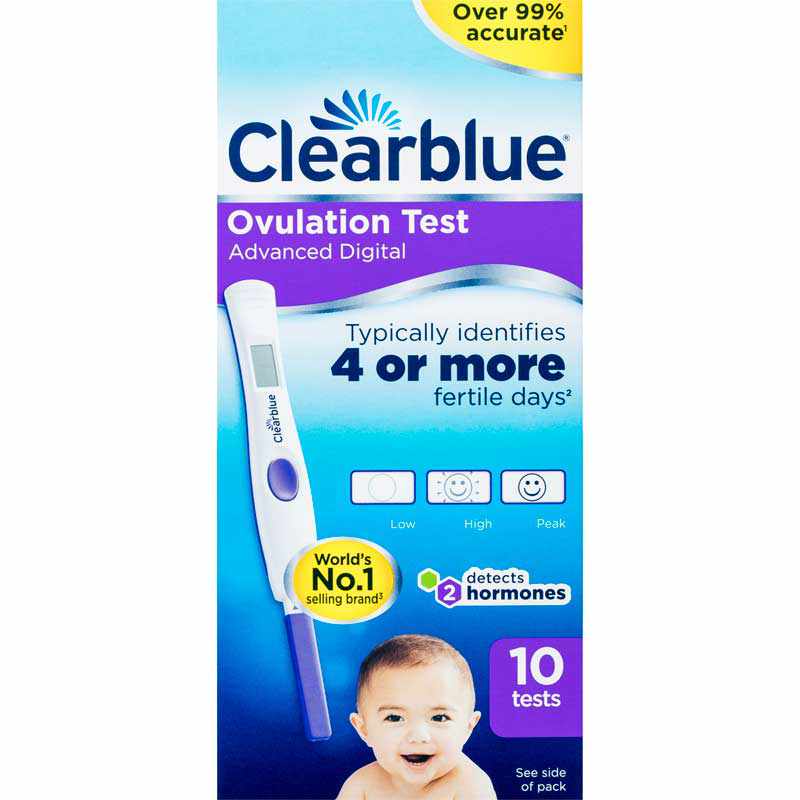 Clearblue Ovulation Test Advanced Digital 10 Pack - Image 2