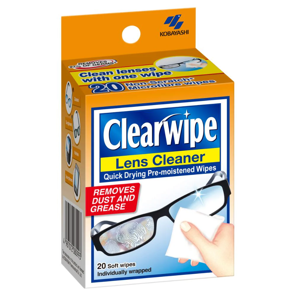 Clearwipe Lens Cleaner Soft Wipes 20s - Image 4