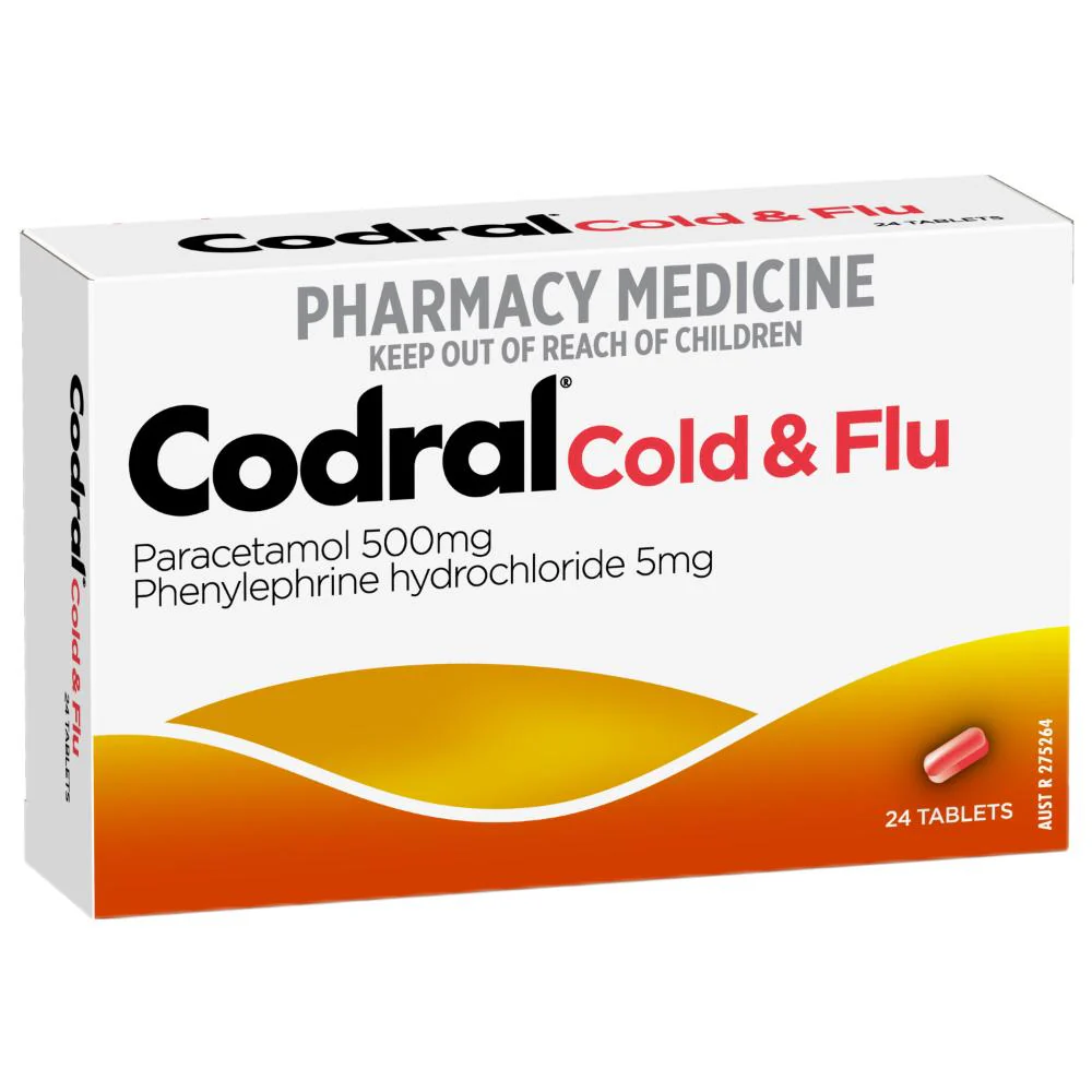 Codral Cold & Flu Codeine Free Tablets 24s - Image 2