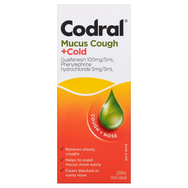 Codral Mucus Cough & Cold Liquid 200ml - Image 5