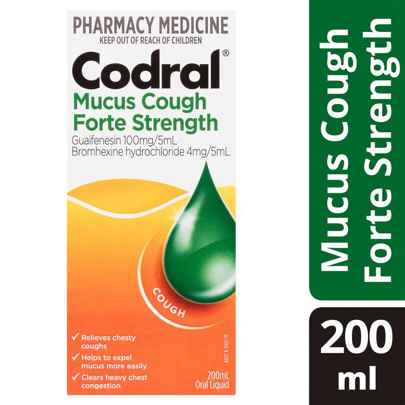 Codral Mucus Cough Forte Strength 200ml - Image 5
