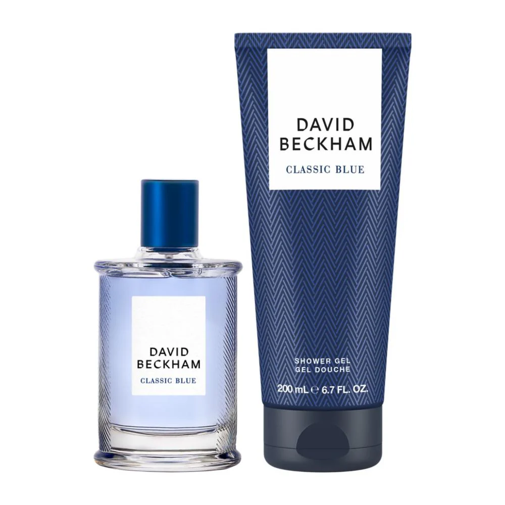 David Beckham Classic Blue EDT 50ml Gift Set 2pcs - Image 2