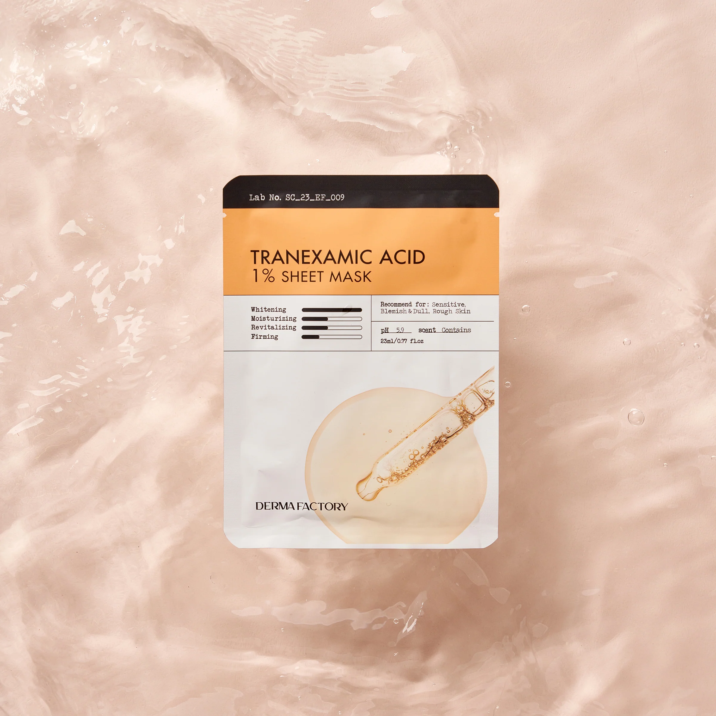 Derma Factory Tranexamic Acid 1% Sheet Mask(1sheet) 23ml - Image 3