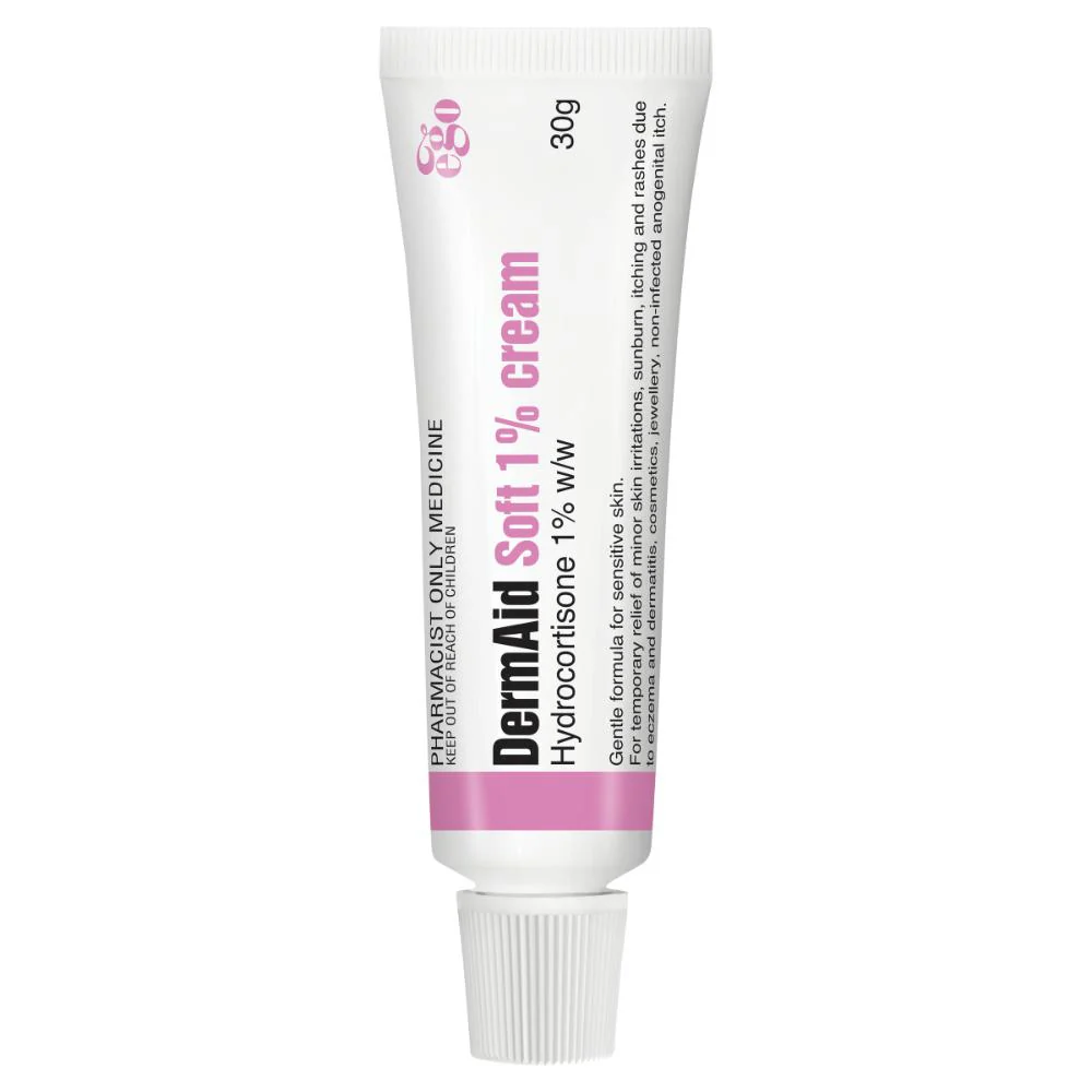 DermAid Soft Cream 1% 30g (Pharmacist Only Medicine) - Image 2