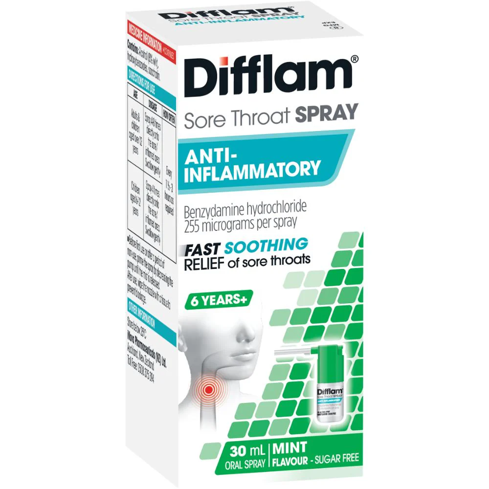 Difflam Throat Spray 30ml - Image 2