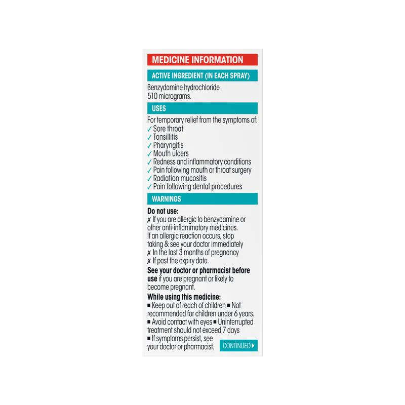 Difflam Throat Spray Forte 15ml - Image 6