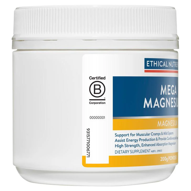 Ethical Nutrients Mega Magnesium Raspberry Powder 200g - Image 3