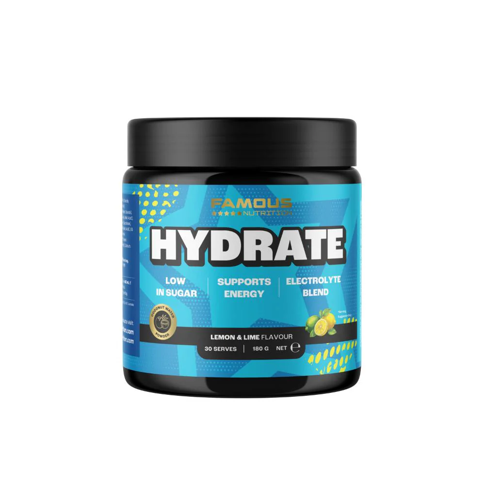 Famous Nutrition Hydration Lemon & Lime 180g - Image 2