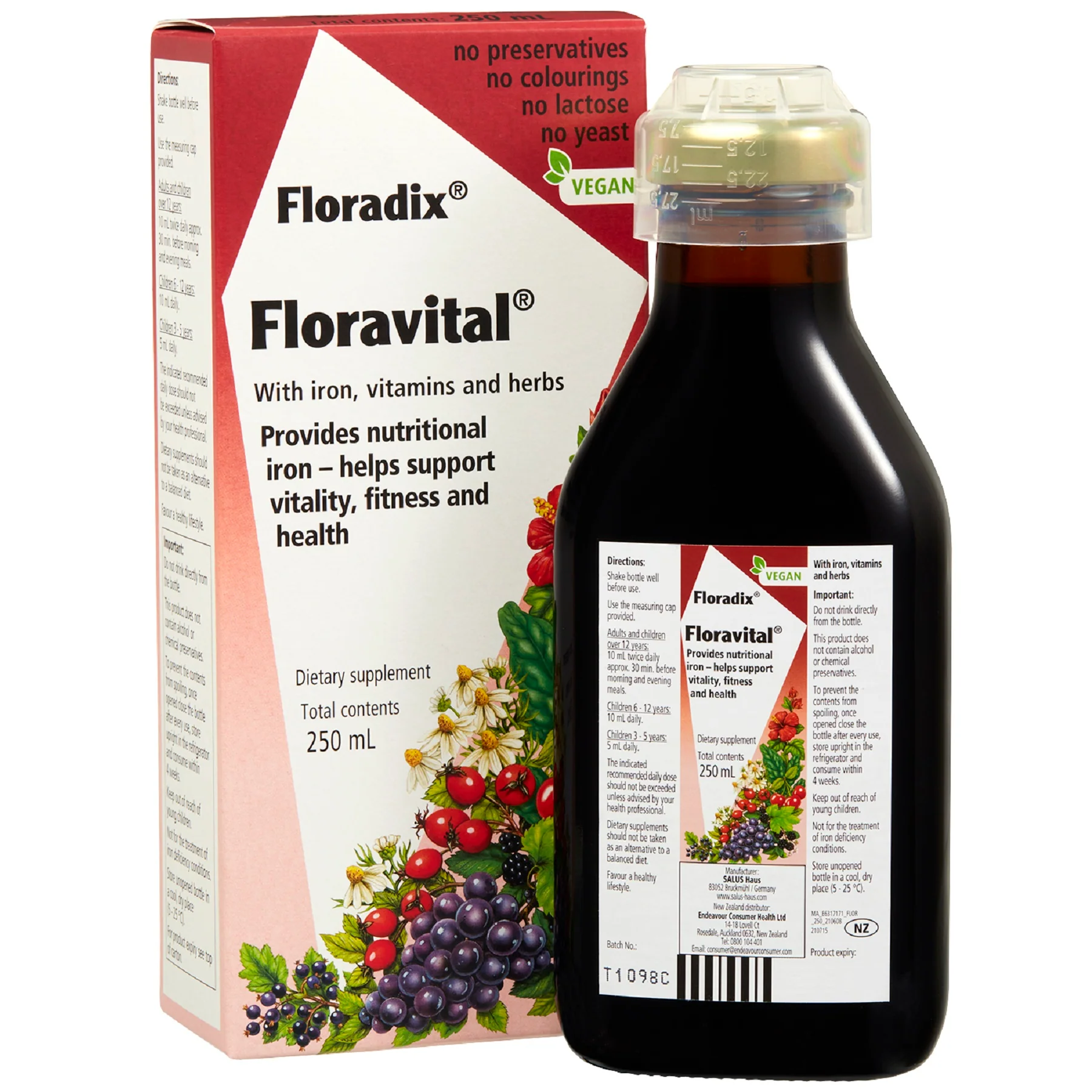 Floradix Floravital Tonic 250ml - Image 7