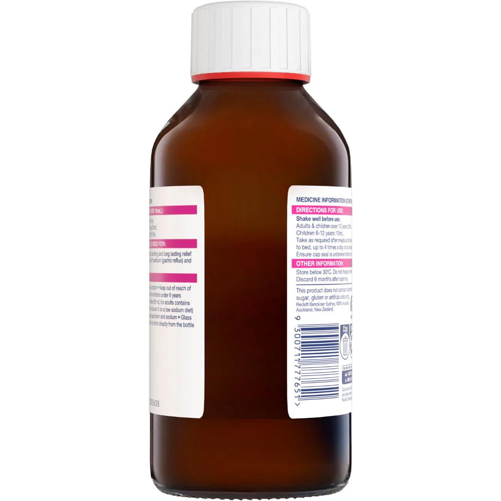 Gaviscon Dual Action Peppermint 500ml - Image 4