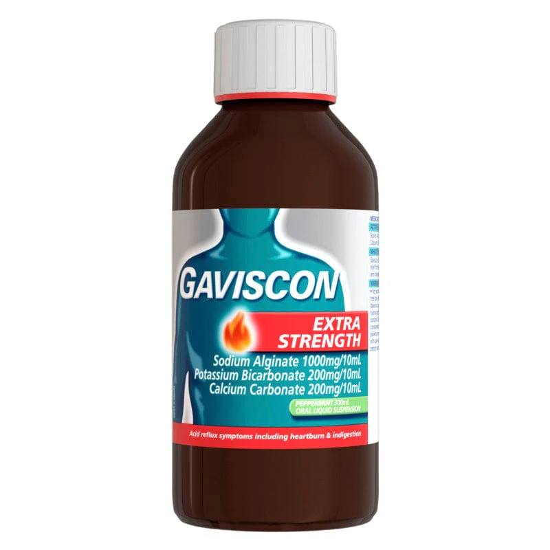 Gaviscon Extra Strength Peppermint Liquid 300ml - Image 2