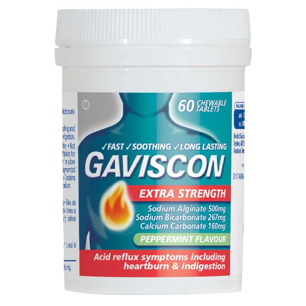 Gaviscon Extra Strength Peppermint Tablets 60s - Image 4