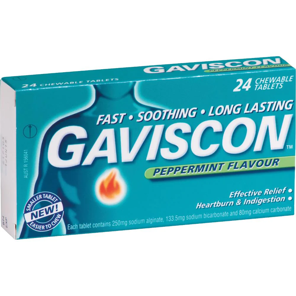 Gaviscon Peppermint Tablets 24s - Image 2