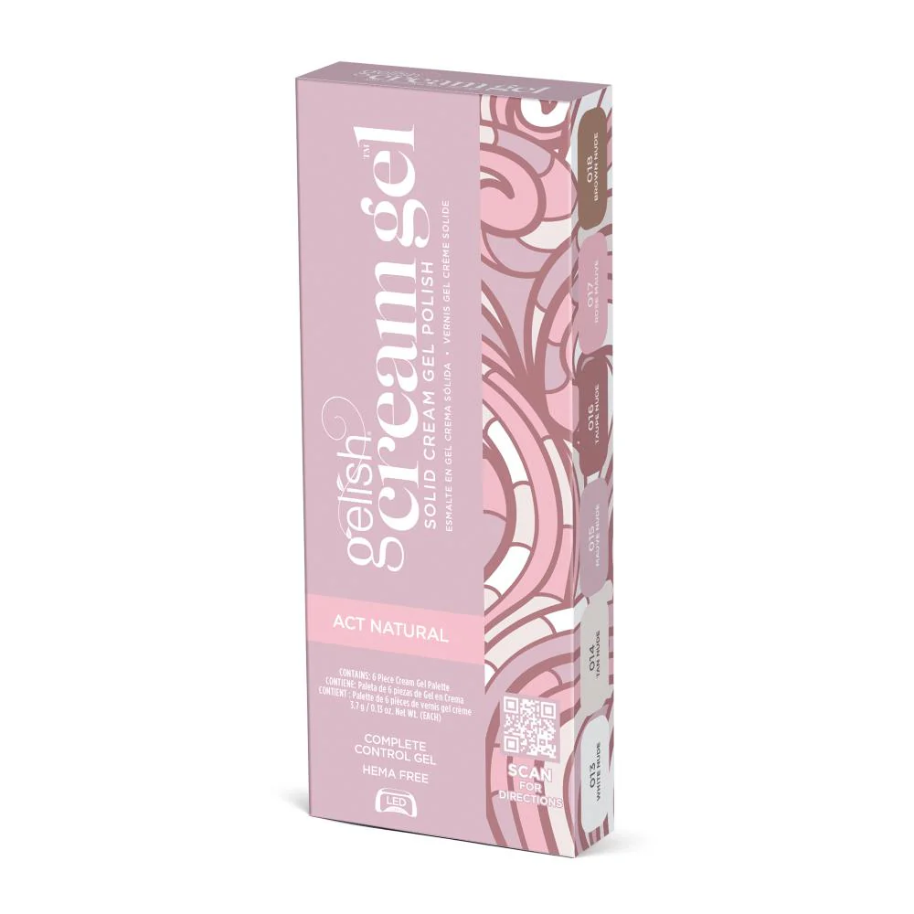 Gelish Cream Gel Solid Cream Gel Polish Act Natural 3.7g - Image 8