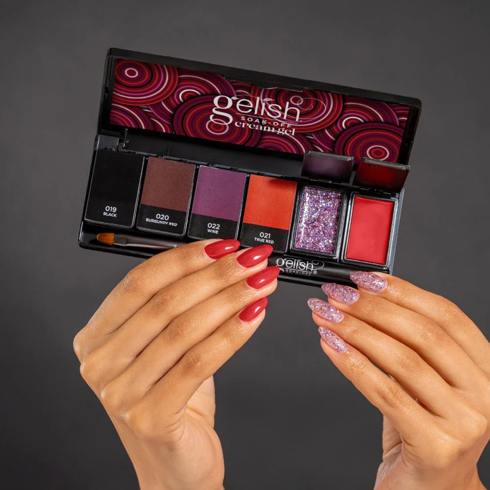Gelish Cream Gel Solid Cream Gel Polish Getting Reddy 3.7g - Image 15