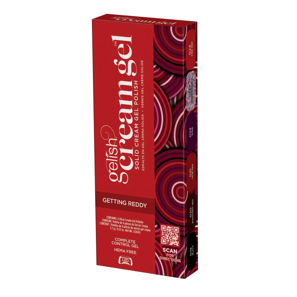 Gelish Cream Gel Solid Cream Gel Polish Getting Reddy 3.7g - Image 6