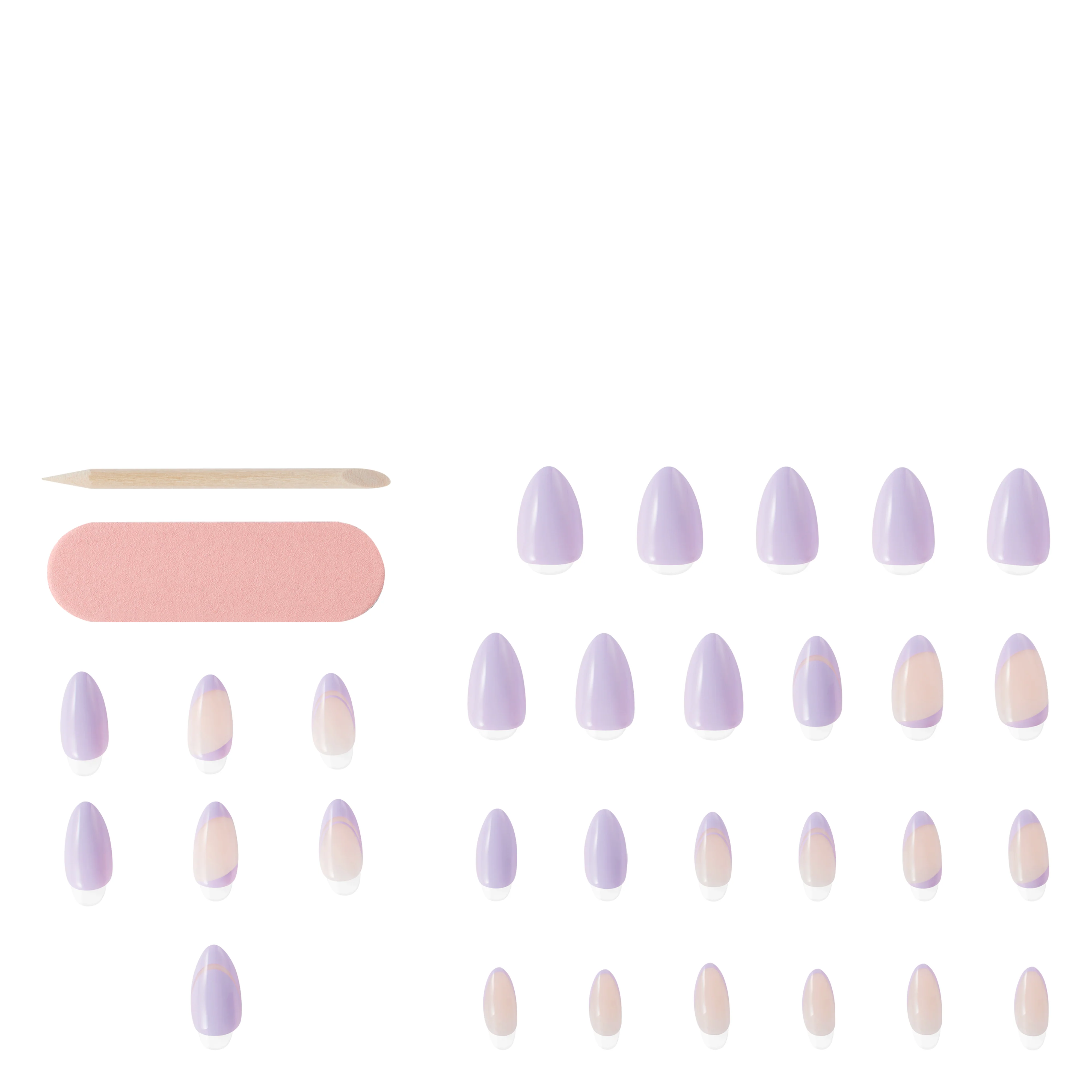 Glam by Manicare Glam Ready Pre-Glued Nails Off the Runway 30pcs - Image 13