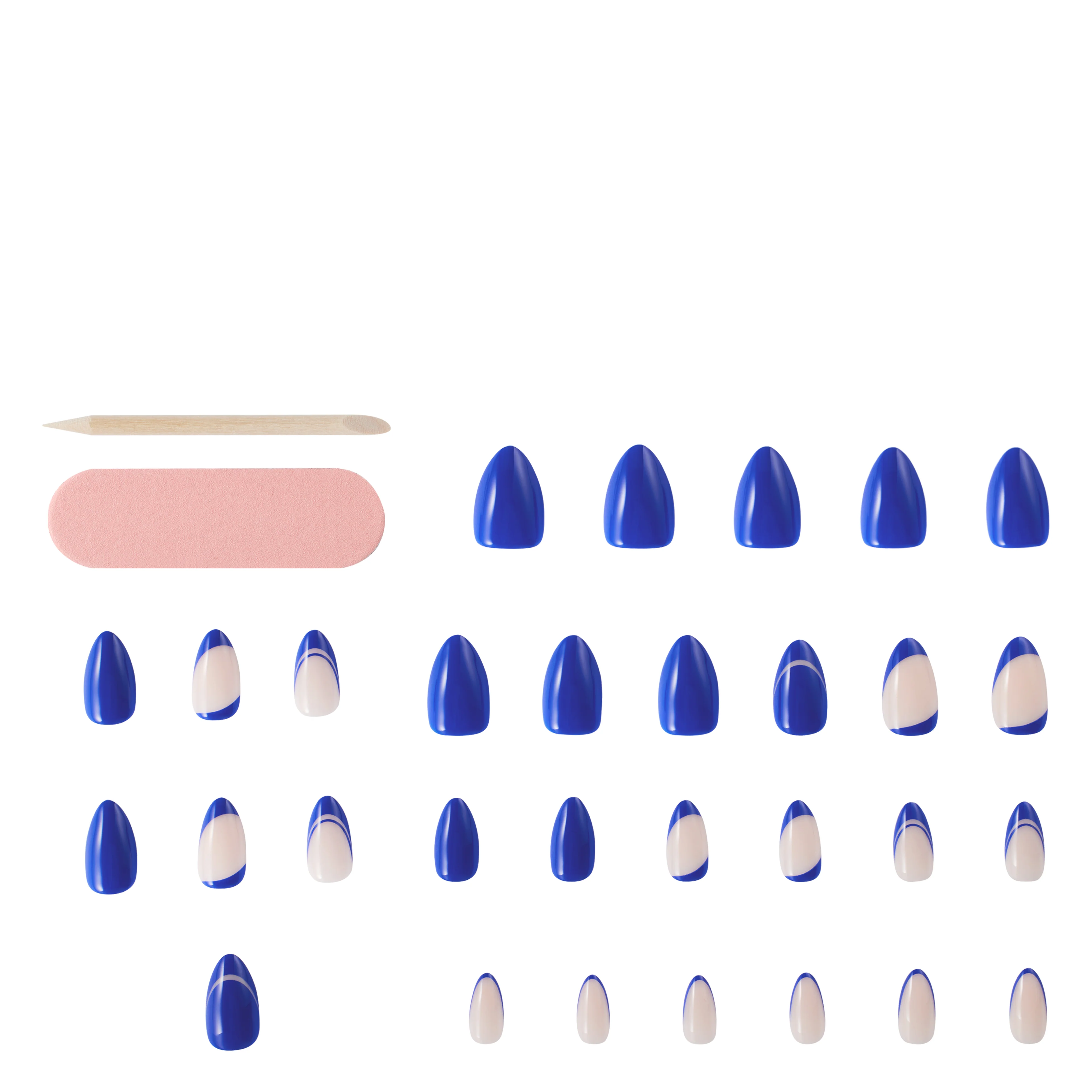 Glam by Manicare Glam Ready Pre-Glued Nails Off the Runway 30pcs - Image 14
