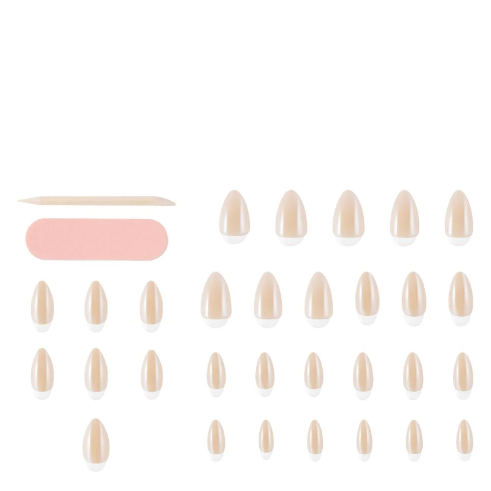 Glam by Manicare Glam Ready Pre-Glued Nails Off the Runway 30pcs - Image 4