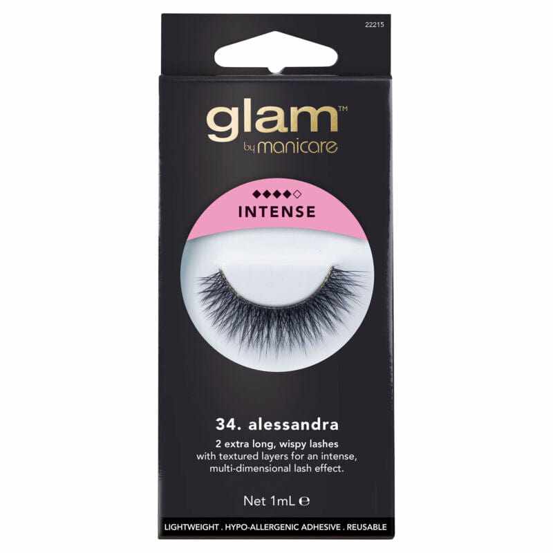 Glam by Manicare Intense Lashes - 34. alessandra - Image 2