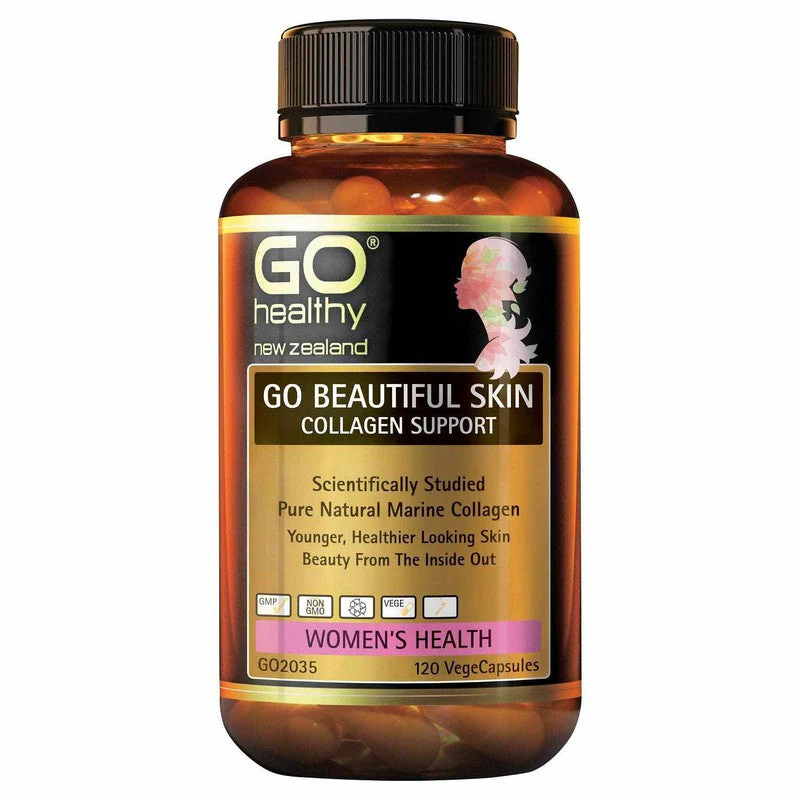 GO Healthy GO Beautiful Skin Collagen Support VegeCapsules 120s - Image 2