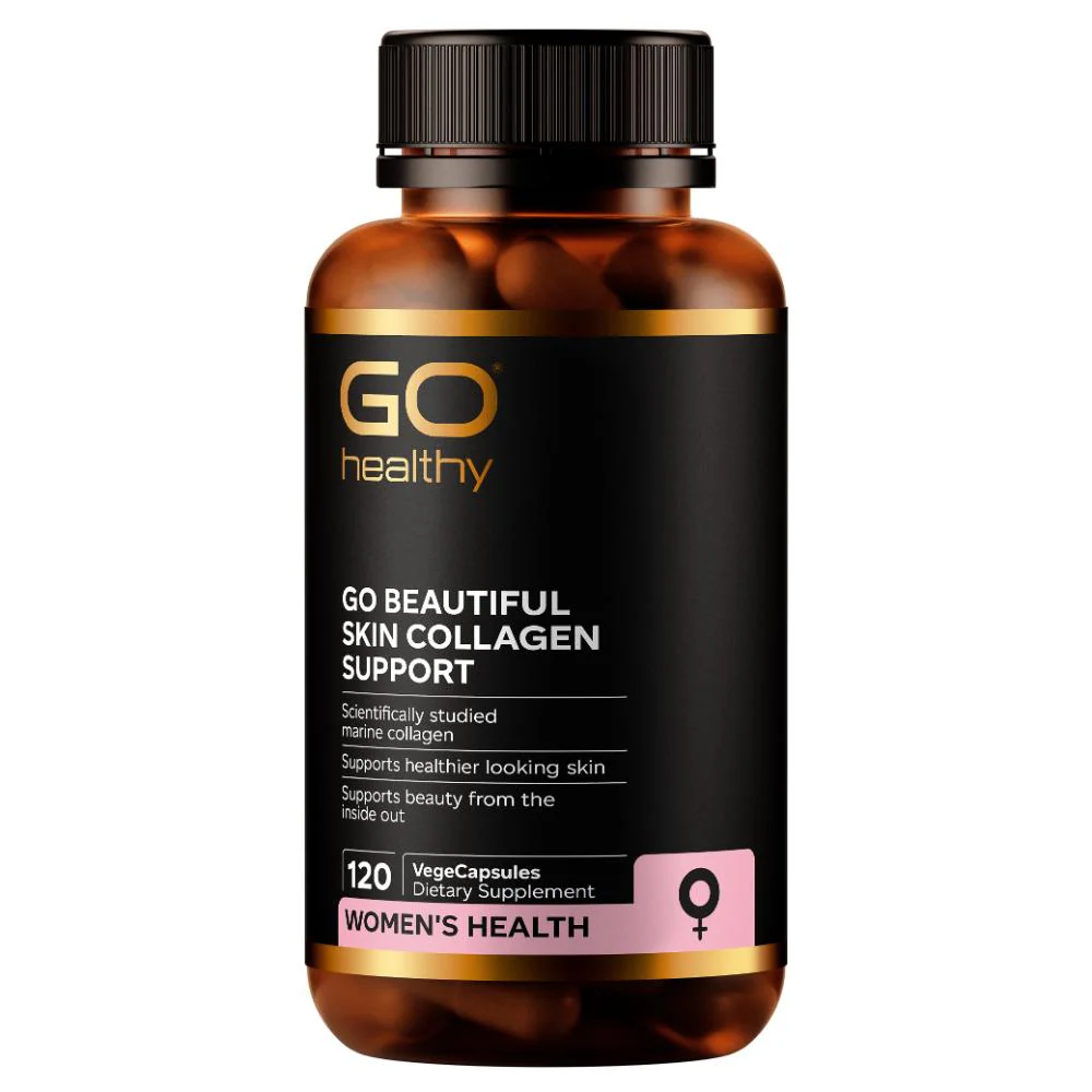 GO Healthy GO Beautiful Skin Collagen Support VegeCapsules 120s - Image 3