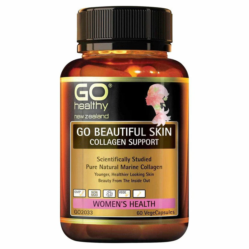 GO Healthy GO Beautiful Skin Collagen Support VegeCapsules 60s - Image 2