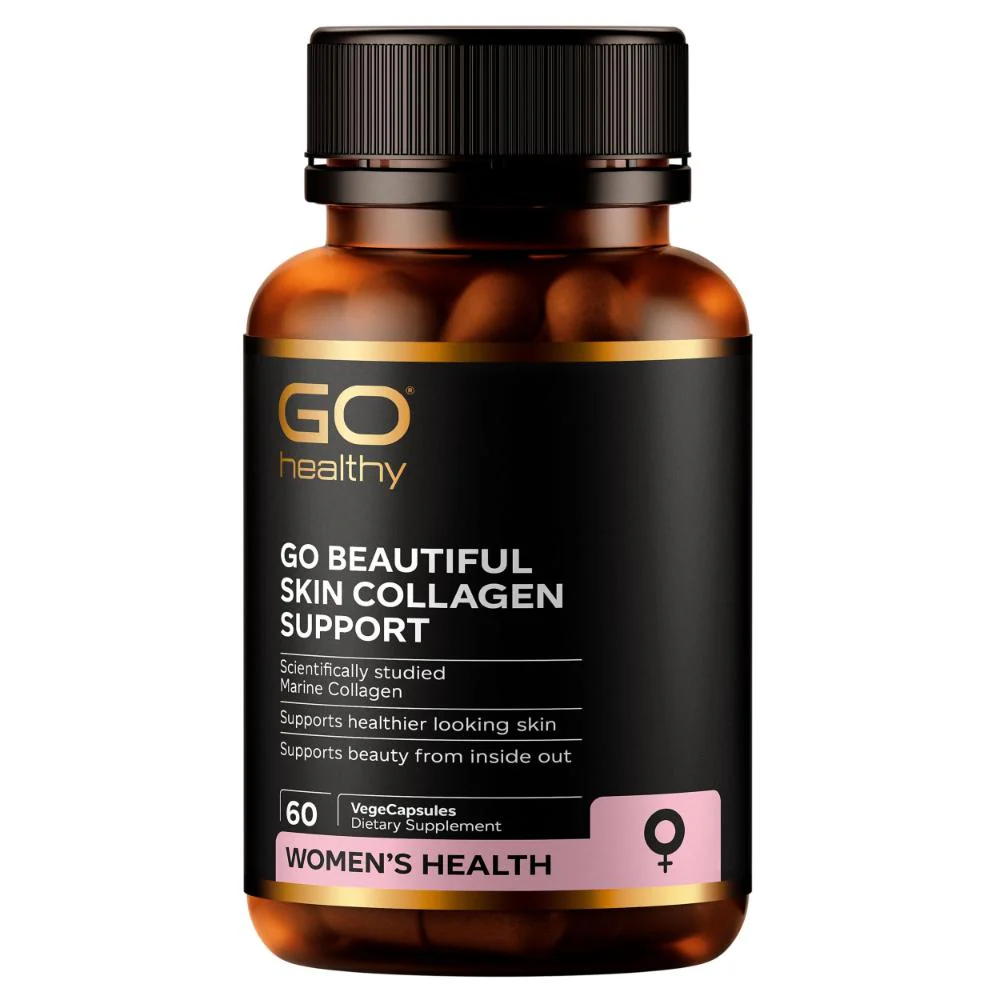 GO Healthy GO Beautiful Skin Collagen Support VegeCapsules 60s - Image 3