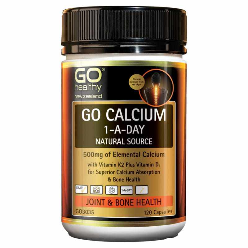 GO Healthy GO Calcium 1-A-Day Capsules 120s - Image 2