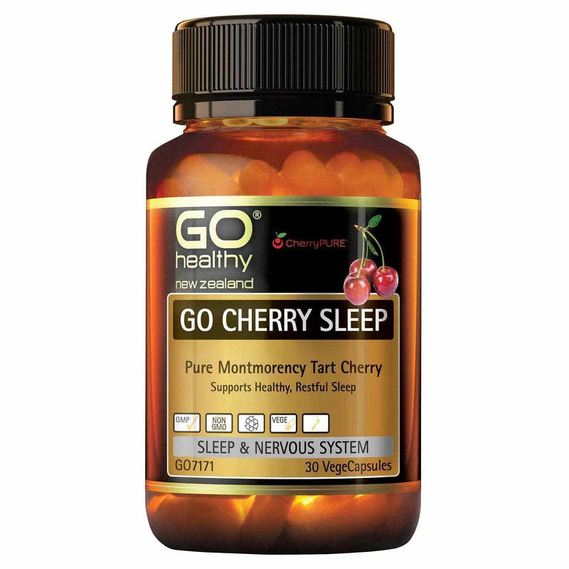 GO Healthy GO Cherry Sleep VegeCapsules 30s - Image 2