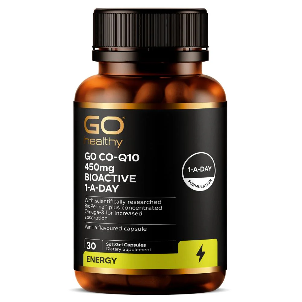 GO Healthy GO CO-Q10 450mg BioActive 1-A-Day Capsules 30s - Image 4