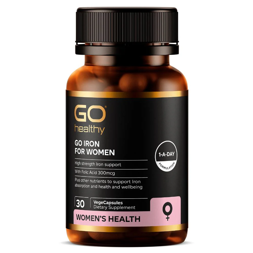 GO Healthy GO Iron for Women VegeCapsules 30s - Image 3