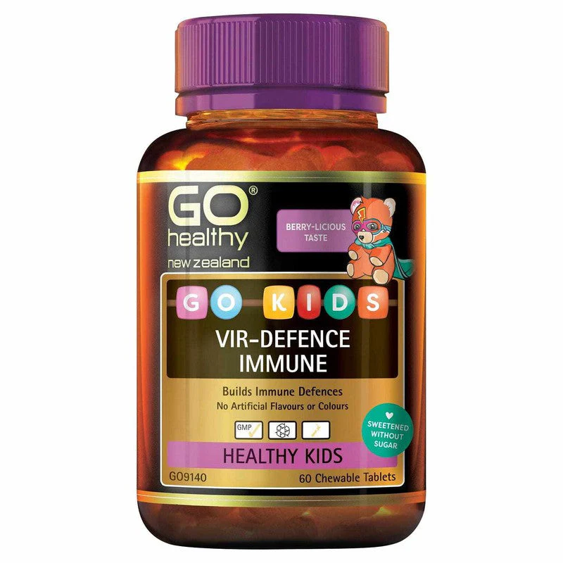 GO Healthy GO Kids Vir-Defence Immune Chewable Tablets 60s - Image 2