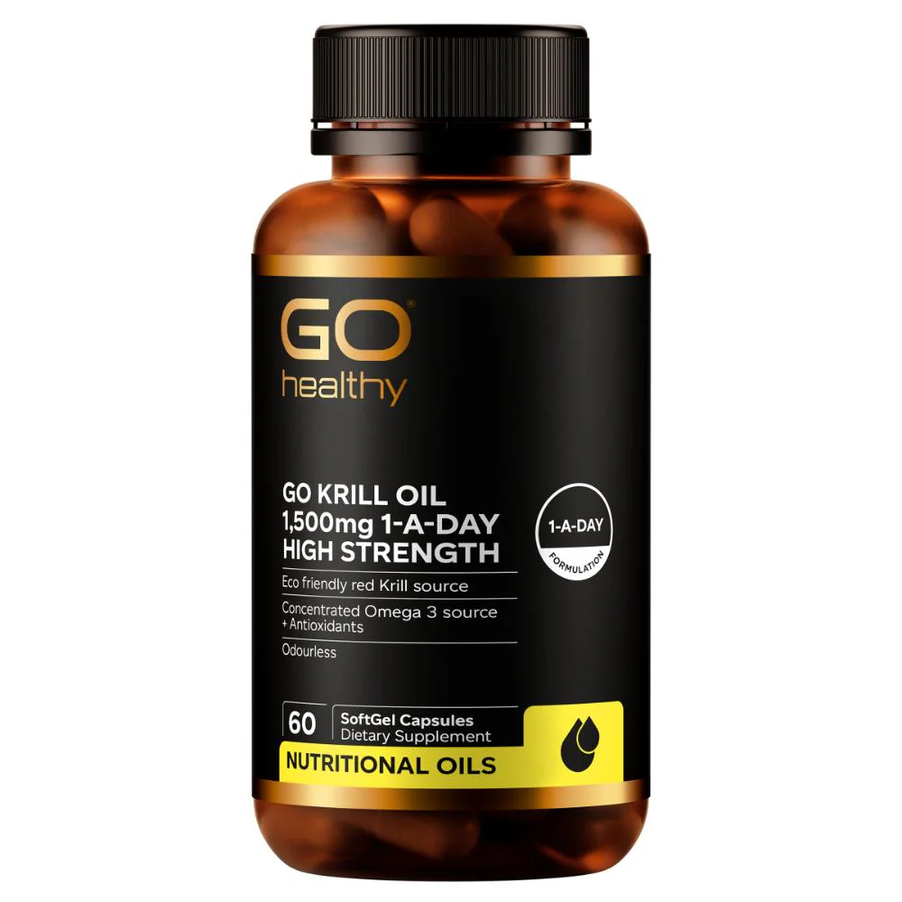 GO Healthy GO Krill Oil 1500mg 1-A-Day Capsules 60s - Image 3