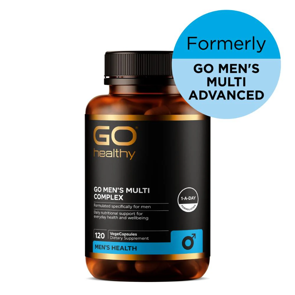 GO Healthy GO Men's Multi Complex VegeCapsules 120s - Image 3