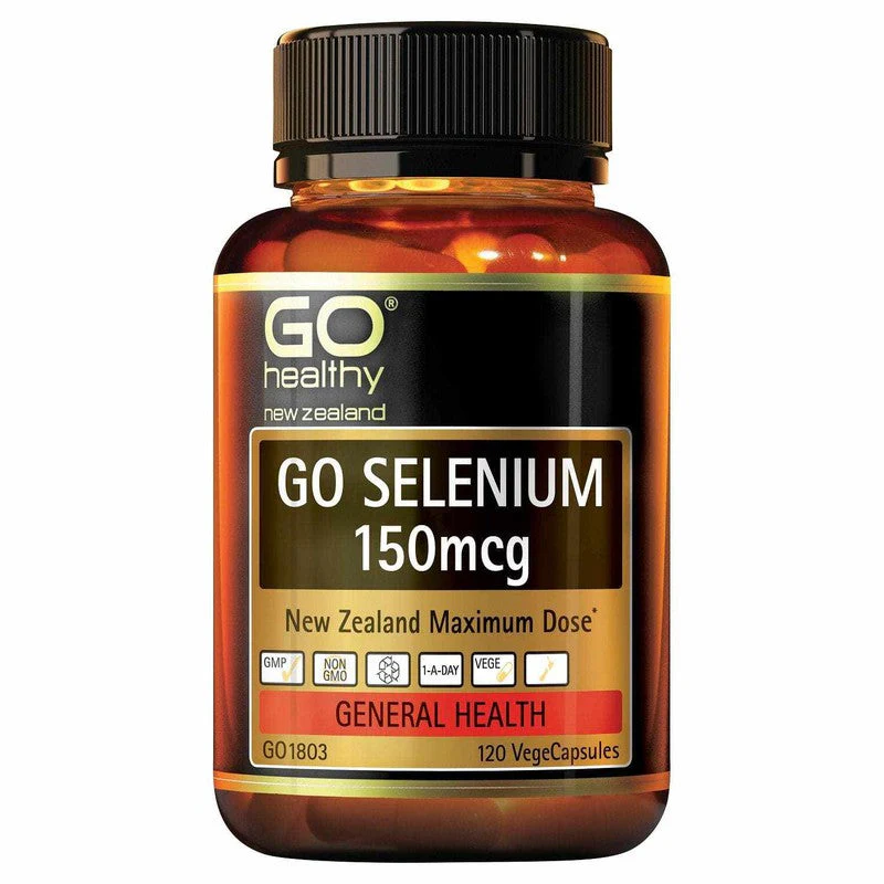 GO Healthy GO Selenium 150mcg VegeCapsules 120s