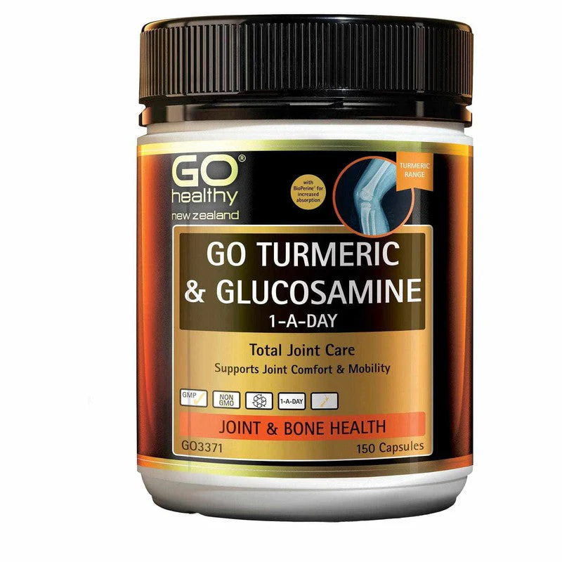 GO Healthy GO Turmeric & Glucosamine 1-A-Day Capsules 150s - Image 2