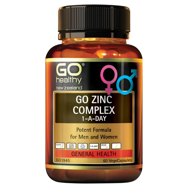 GO Healthy GO Zinc Complex VegeCapsules 60s - Image 2