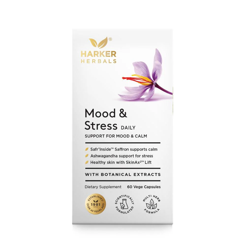 Harker Herbals Mood & Stress Capsules 60s - Image 2