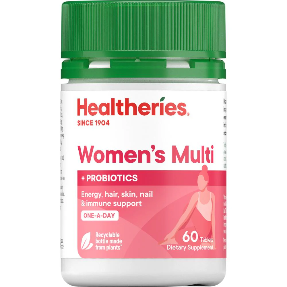 Healtheries Women's Multi + Probiotics One-A-Day Tablets 60s