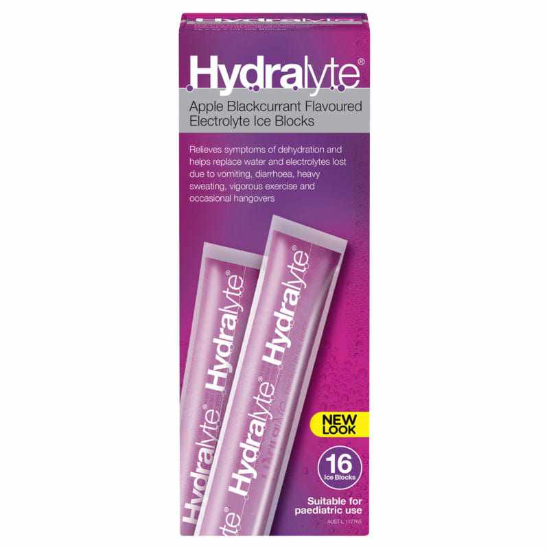 Hydralyte Apple Blackcurrant Ice Blocks 16pk - Image 2